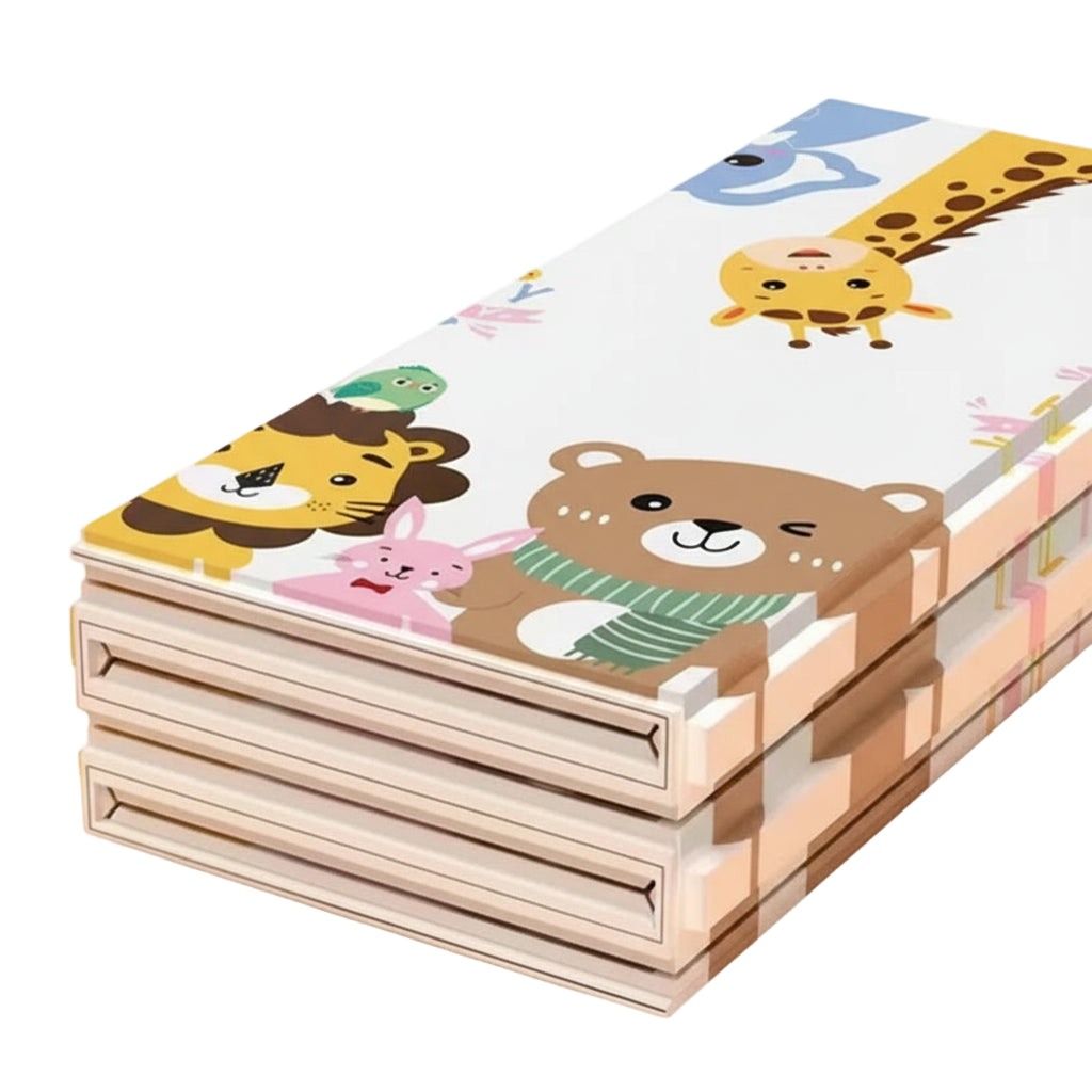 Tapis de Jeu Bébé Pliable en EVA – 180x100x1 cm – Antidérapant, Doux & Sécurisé – Certifié CE – Pour Enfants 2 à 6 Ans