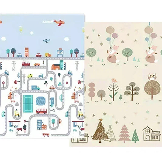 Tapis de Jeu Bébé Pliable 200×180 cm – Mousse XPE Épaisse 1,5 cm – Antidérapant, Imperméable, Sécurisé