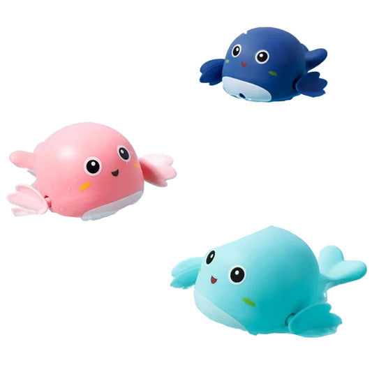 Jouets de Bain Bébé – Dauphin à Remontoir, 1/3 Pcs